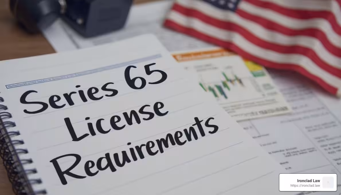 series 65 license requirements